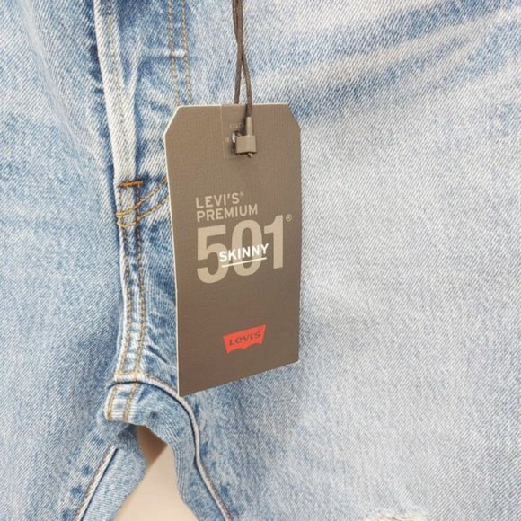 Levi’s Premium 501 Skinny Women’s Jeans NWT - Picture 6 of 8
